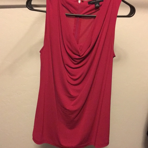 Pink Drape Front Top - Picture 2 of 4